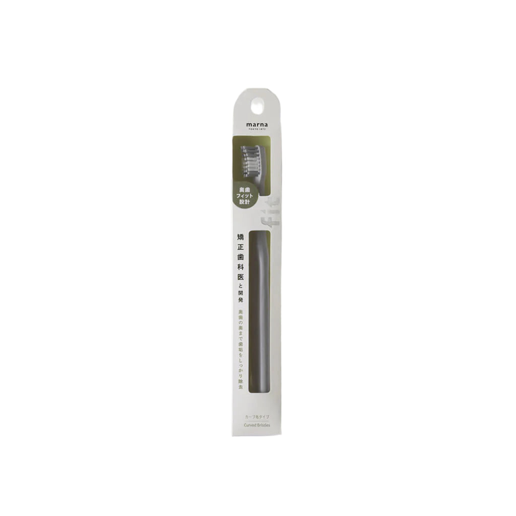 MARNA fit toothbrush curved bristle