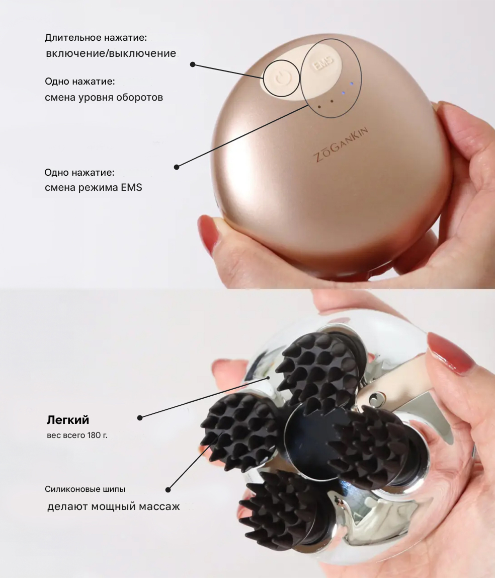 ZOGANKIN Scalp EMS Спа для головы