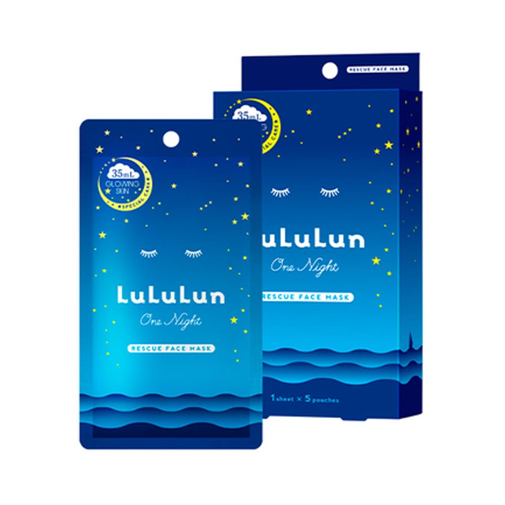 Lululun One Night Rescue Transparency 5 pieces