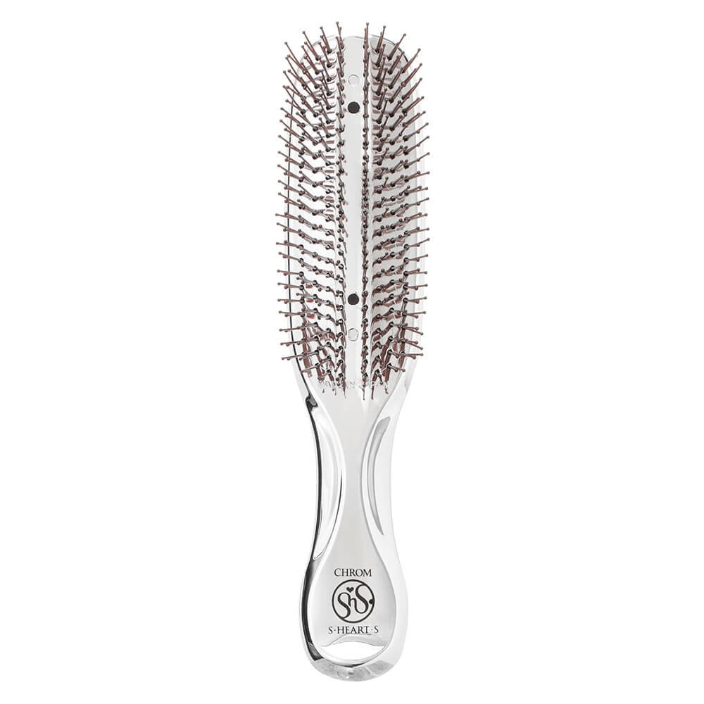 Расческа S‑Heart‑S Scalp Brush World Premium Long Silver