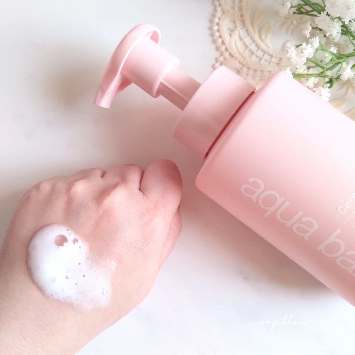 Aqua Bank Bubble Lotion Clear Ceramide