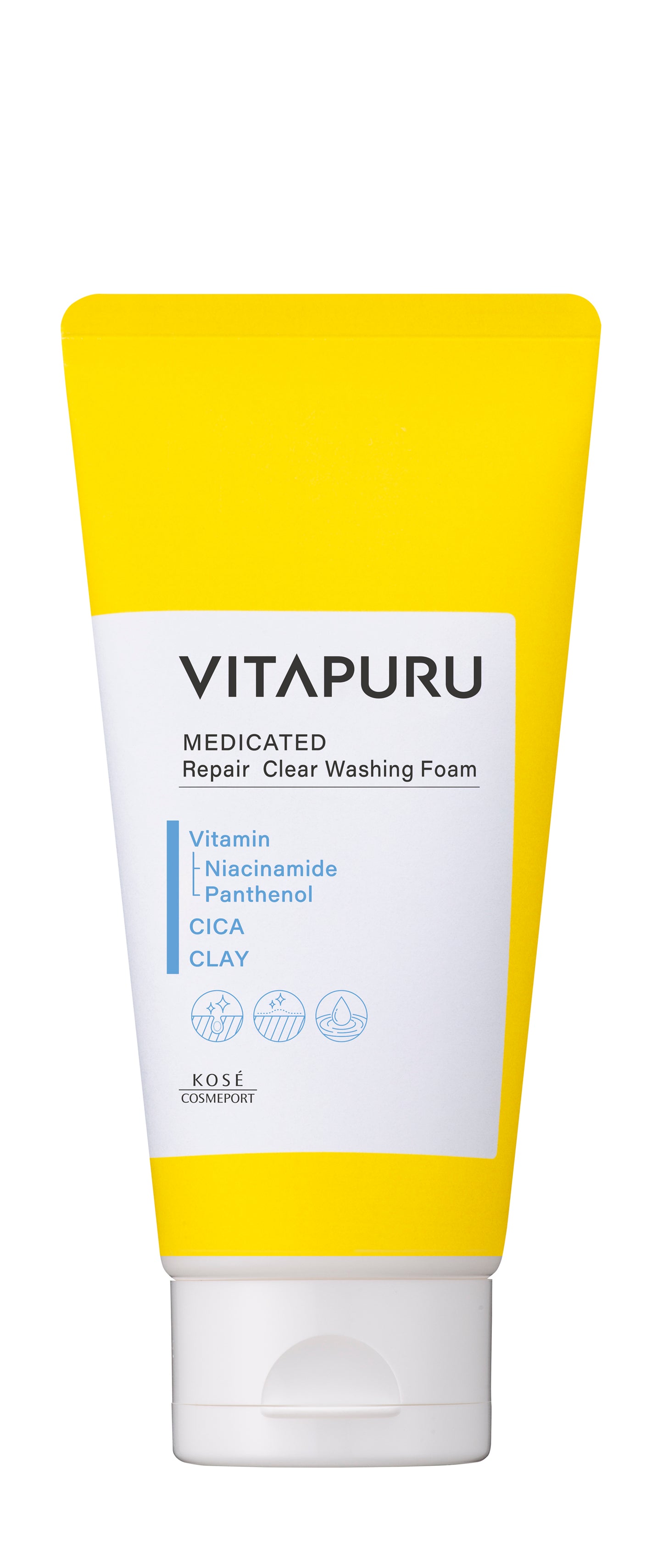 Kose Cosmeport Vitapuru Repair Clear Washing Foam 130g