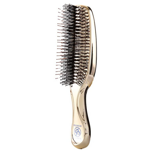 Расческа S‑Heart‑S Scalp Brush World Premium Long Gold
