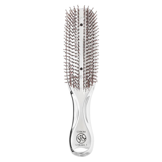 Расческа S‑Heart‑S Scalp Brush World Premium Long Silver
